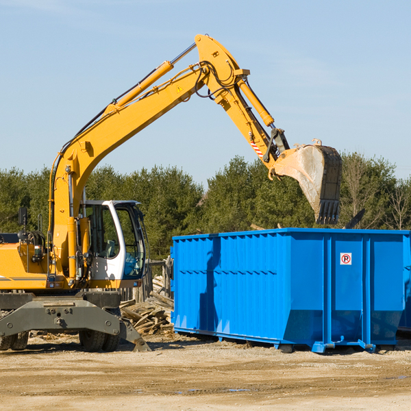 what are the rental fees for a residential dumpster in El Paso Arkansas